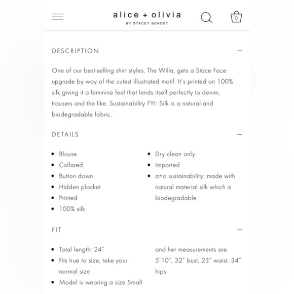 Alice + Olivia Willa Silk Top - Picture 7 of 11